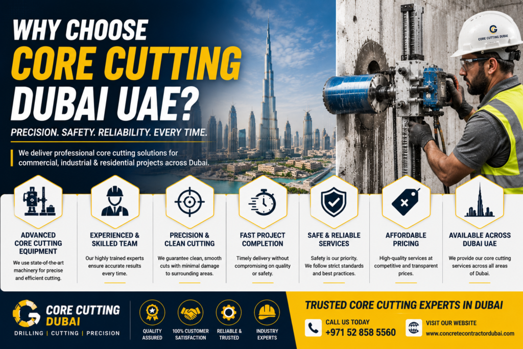Why Choose Core Cutting Dubai UAE