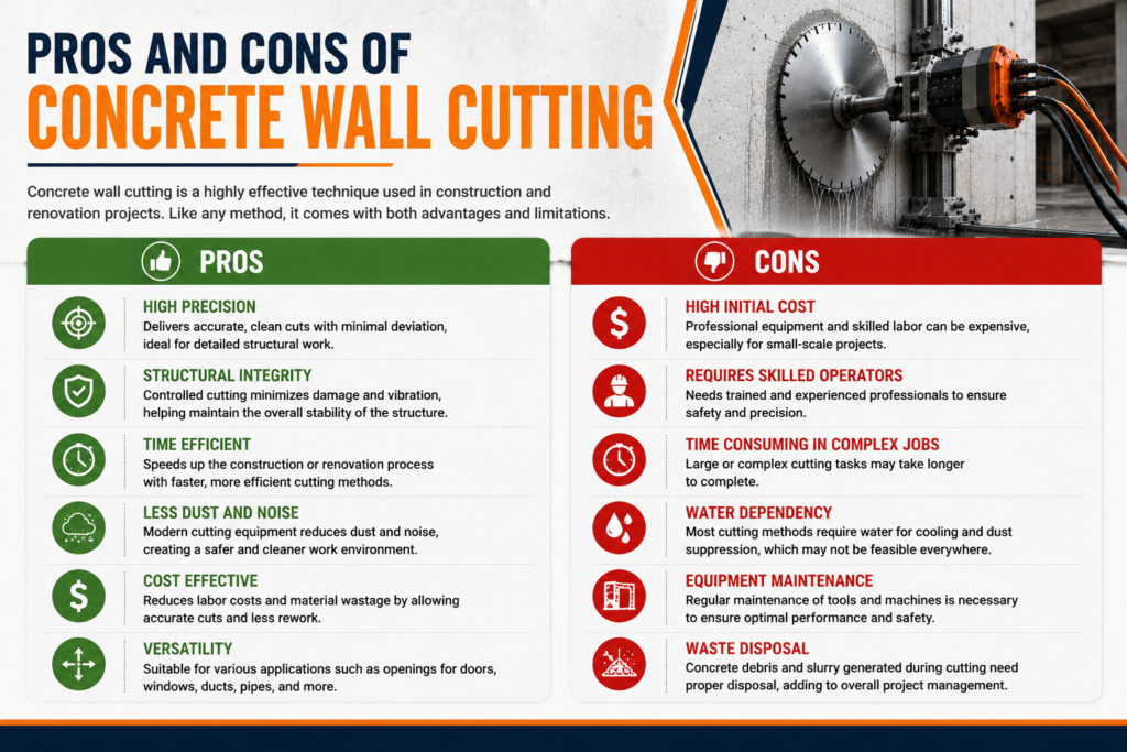 Best Concrete Wall Cutting Services Dubai