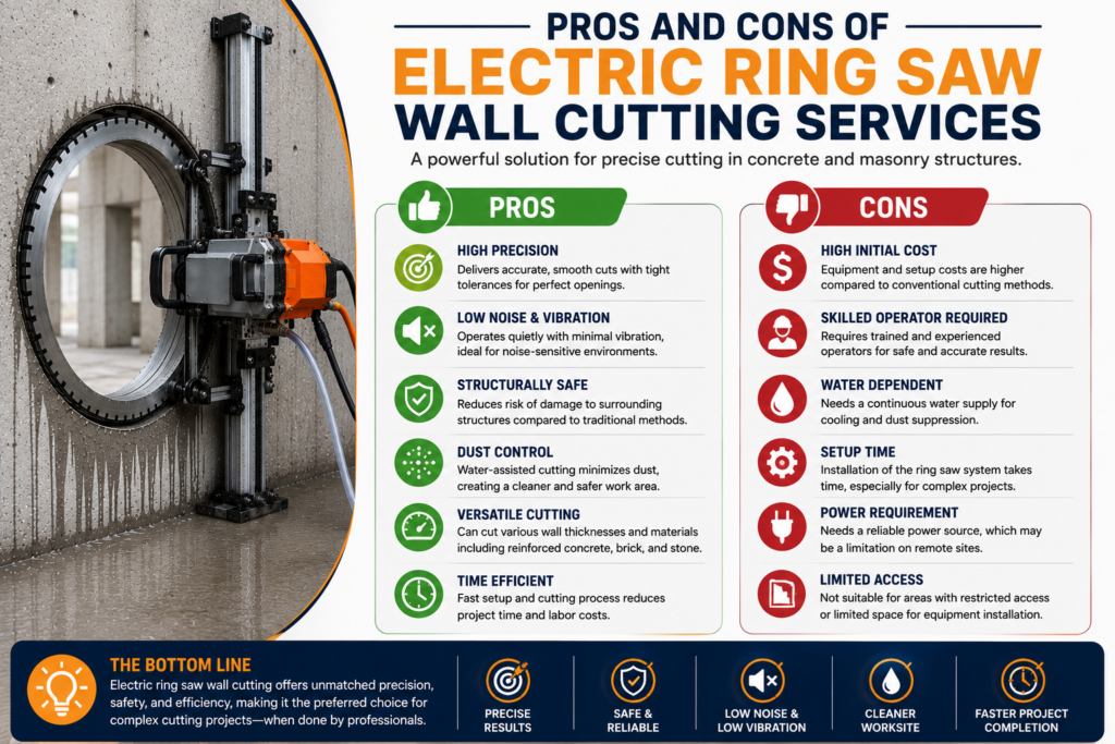 Best Electric Ring Saw Wall Cutting Services in Dubai