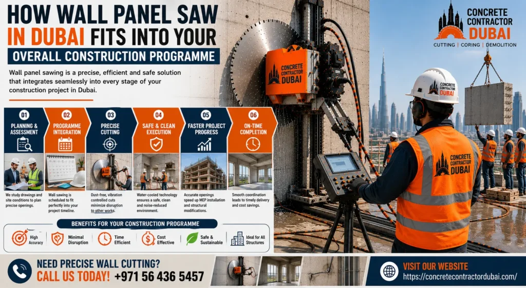 Wall Panel Saw Services in Dubai