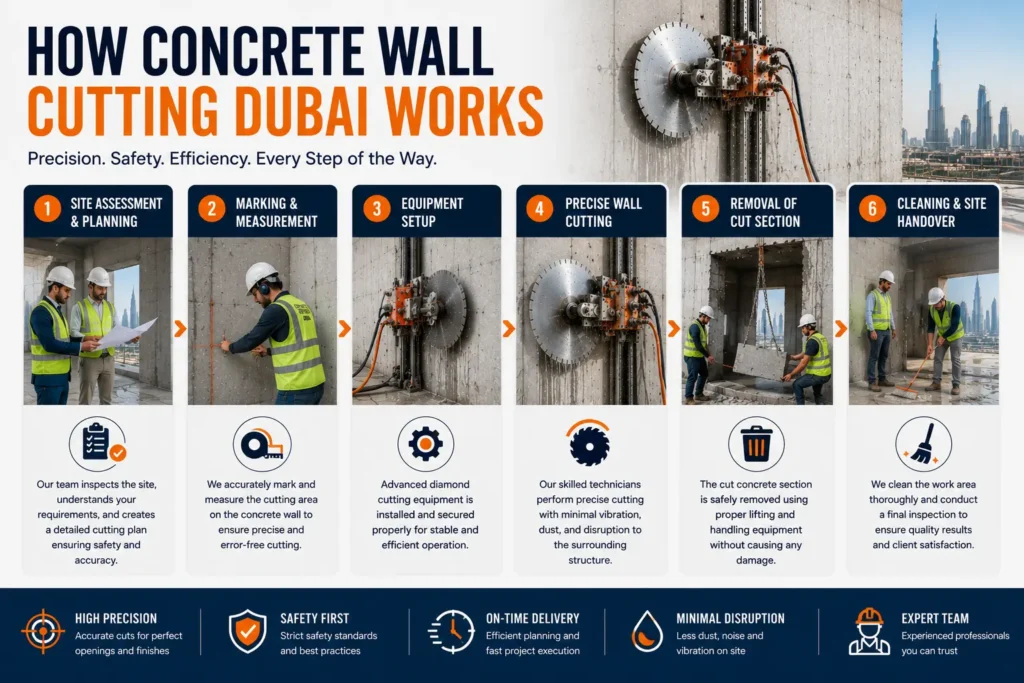 Concrete Wall Cutting Services in Dubai