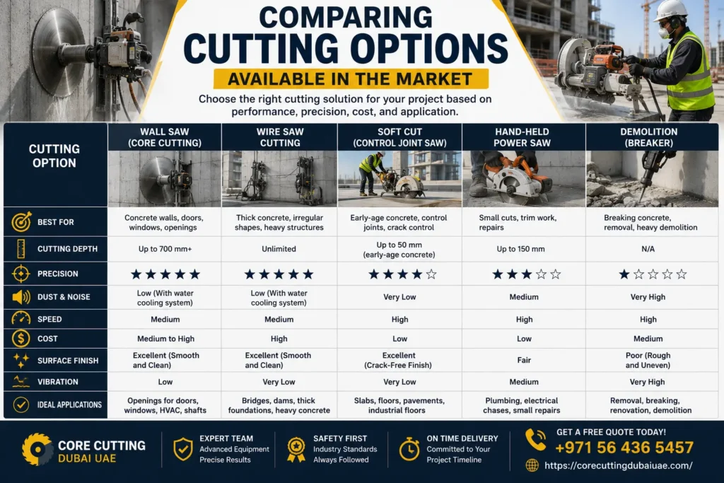 Comparing Cutting Options Available in the Market