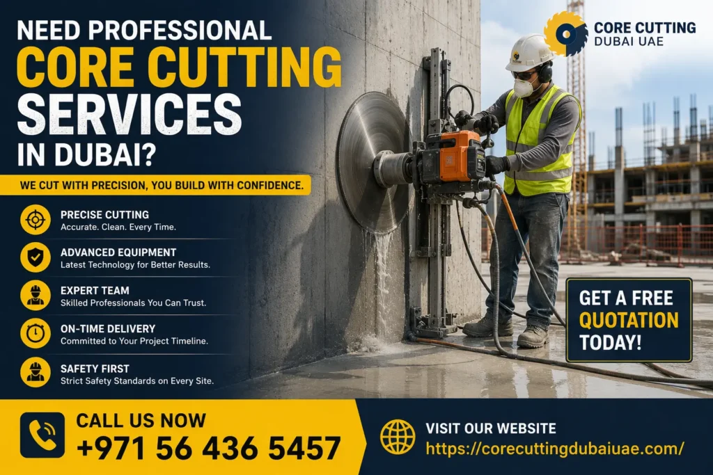 Contact for Professional Soft Cut Concrete Saw in Dubai