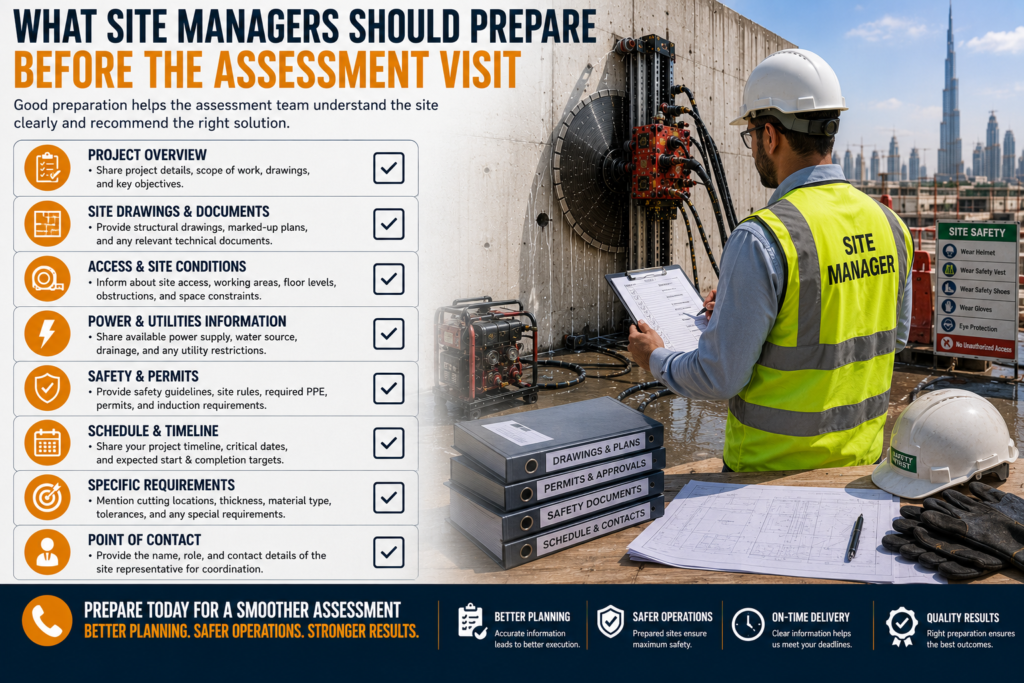 What Site Managers Should Prepare Before the Assessment Visit