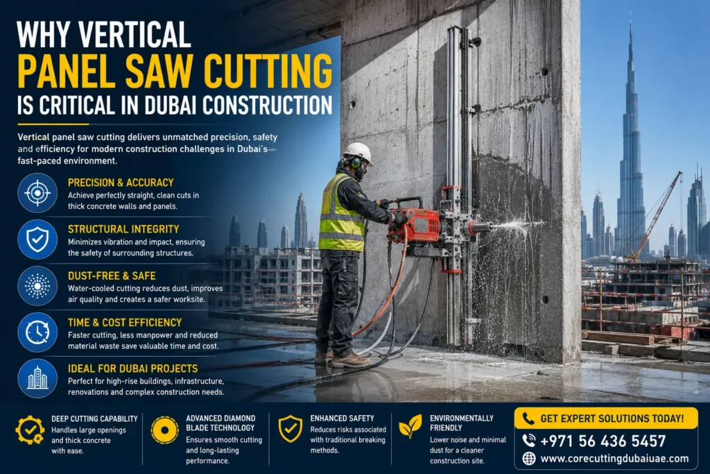 Why Vertical Panel Saw Cutting Is Critical in Dubai Construction