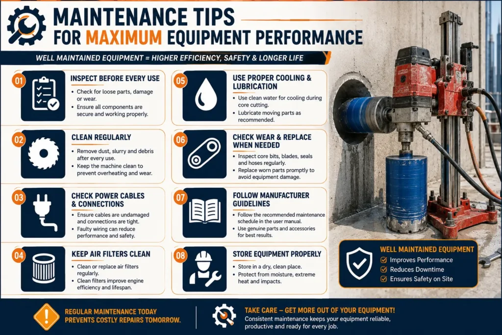 Maintenance Tips for Maximum Equipment Performance