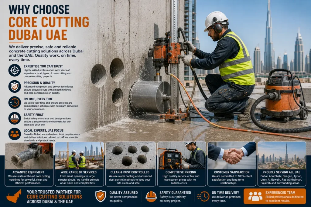 Why Choose Core Cutting Dubai UAE