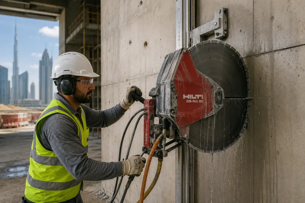 Wall Saw Cutting in Dubai