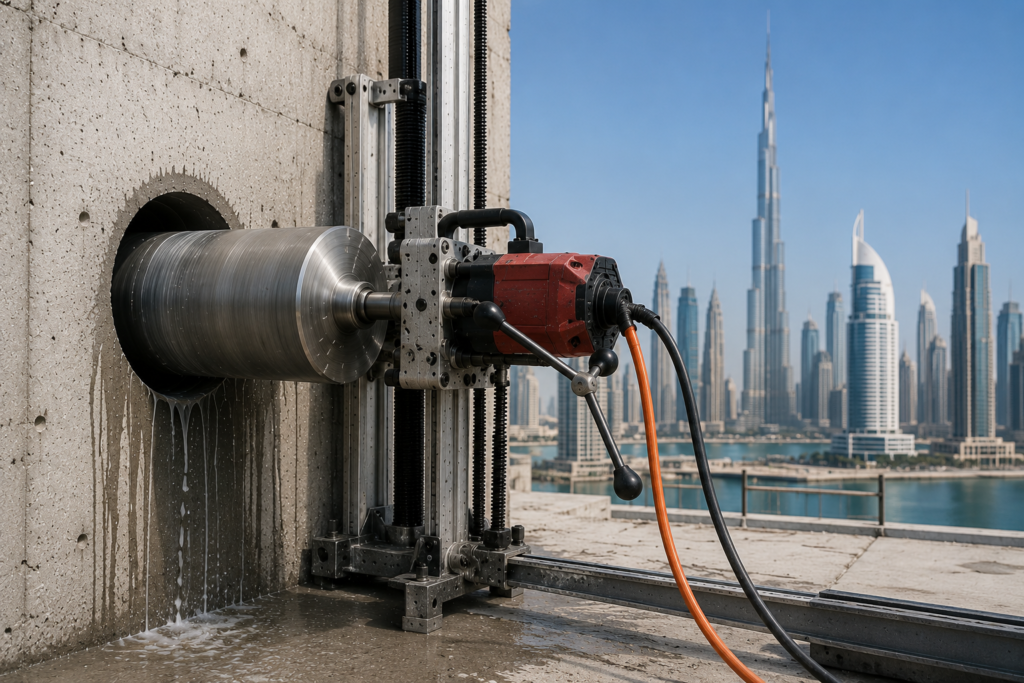 Concrete Wall Core Cutting Dubai