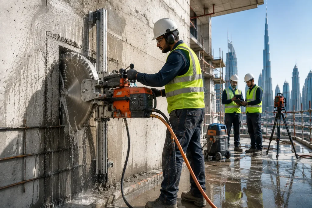 Best Saw for Cutting Wet Wall in Dubai