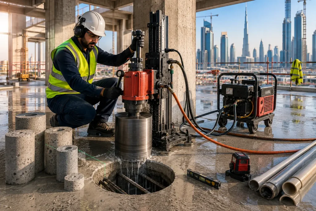 Concrete Core Cutting Saw in Dubai