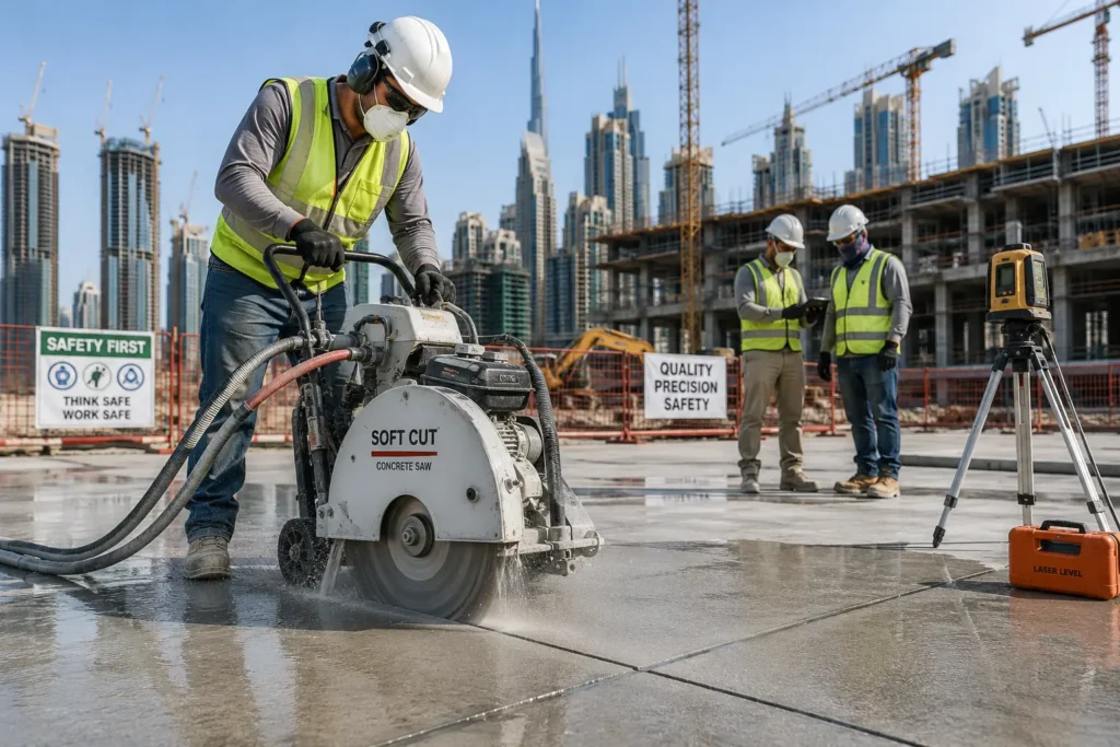 Soft Cut Concrete Saw in Dubai