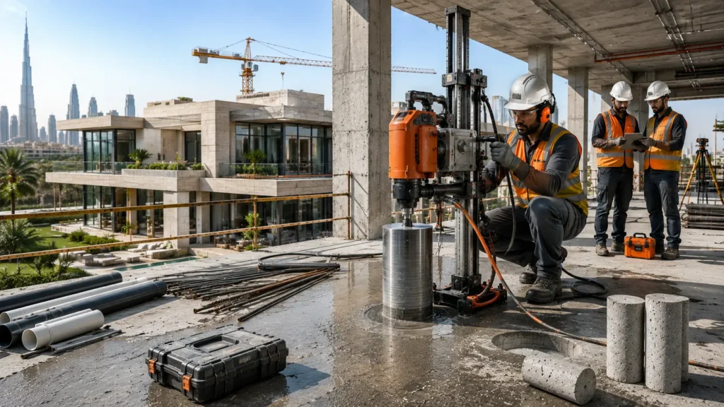Concrete Coring Services in Dubai