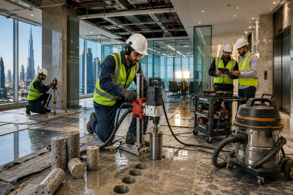 Core Cutting Contractors in Dubai
