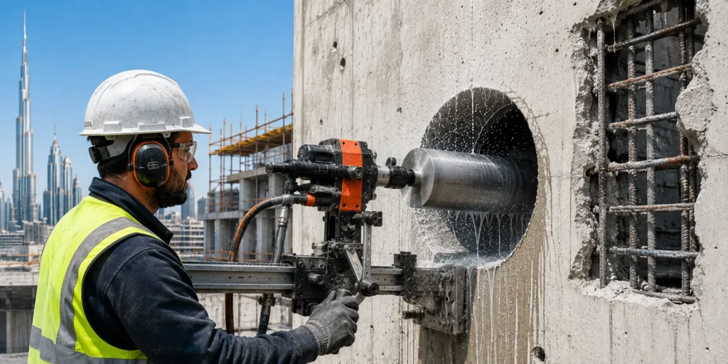 Concrete Wall Hole Cutter in Dubai