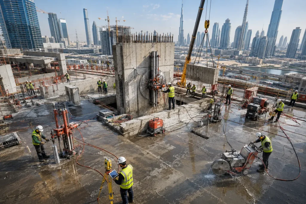 Concrete Cutting Company Dubai