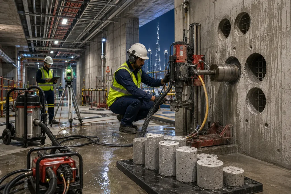 Concrete Coring in Dubai